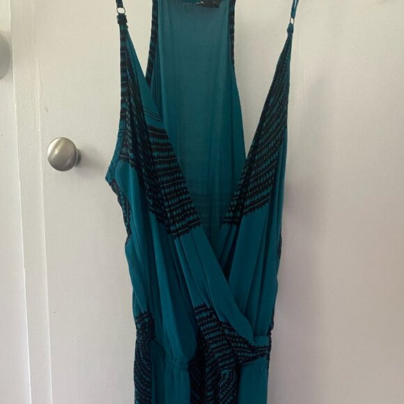 Manaola Pants - Manaola Romper Teal Blue and Black Size Small